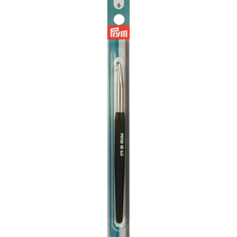 PRYM 6 mm 14 cm Siyah Silikon Saplı Yün Tığ - 195347